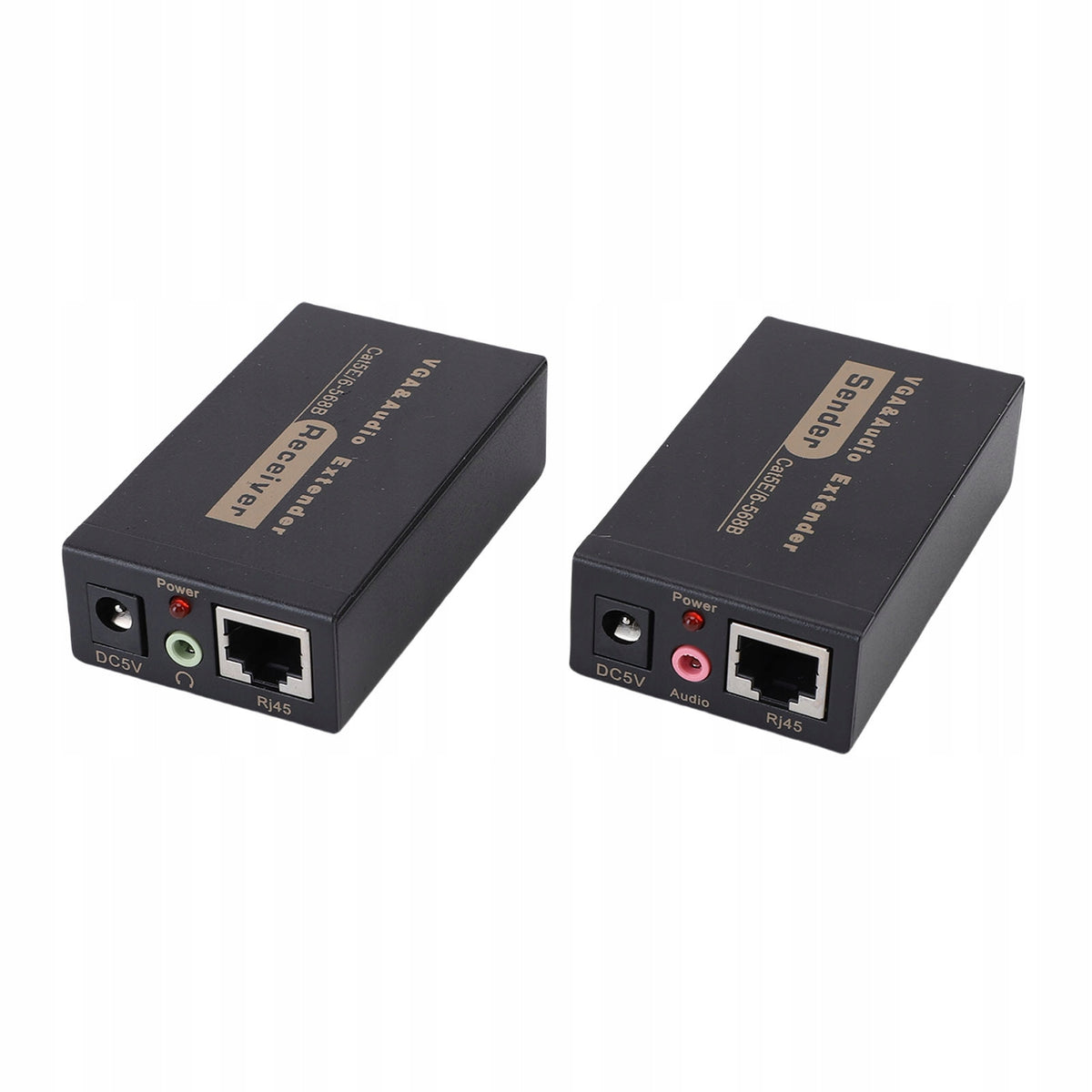 VGA Extender 328ft HD Plug and Play VGA Transmitter and Receiver HDB15-F 47 Brand no brand