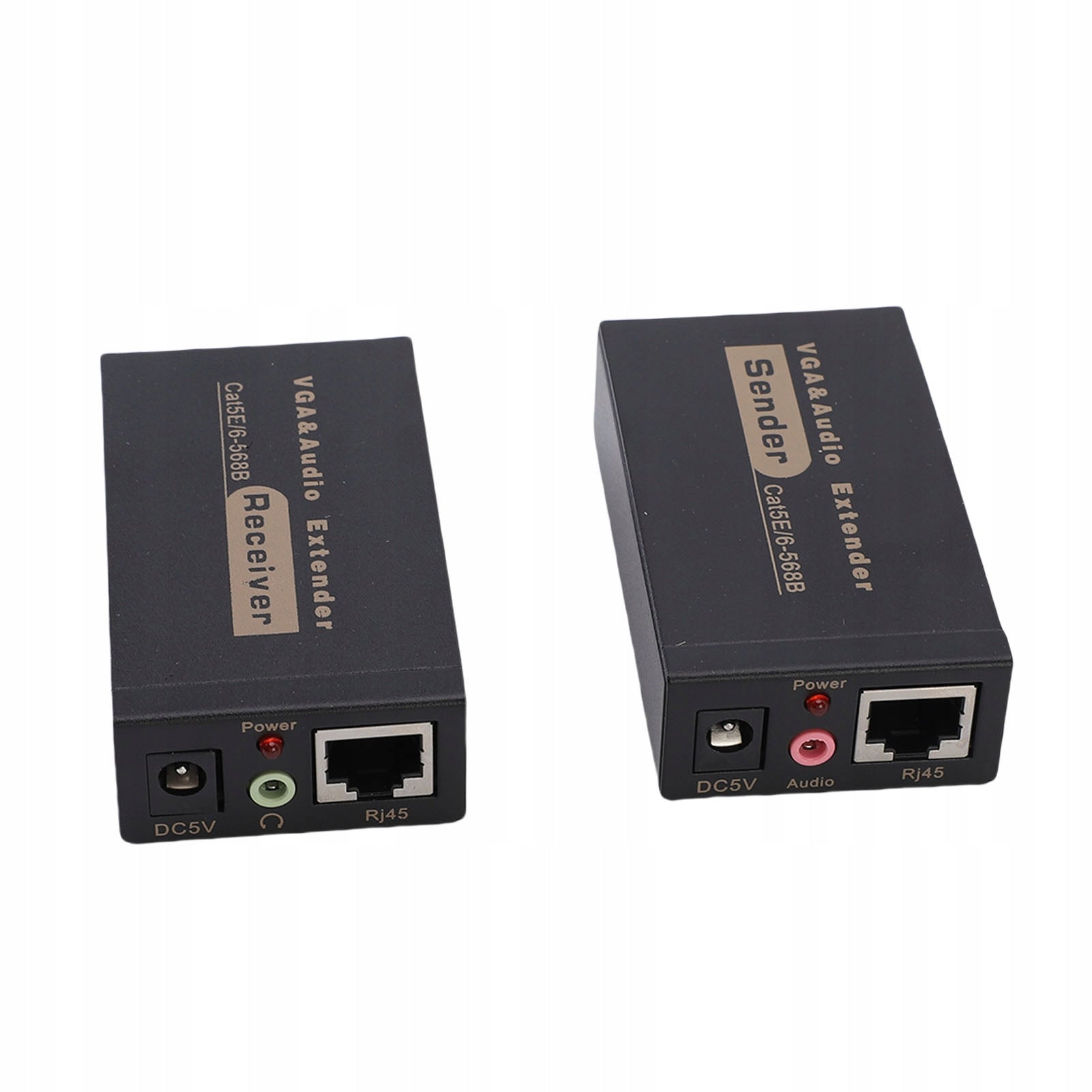 VGA Extender 328ft HD Plug and Play VGA Transmitter and Receiver HDB15-F 7H Brand no brand