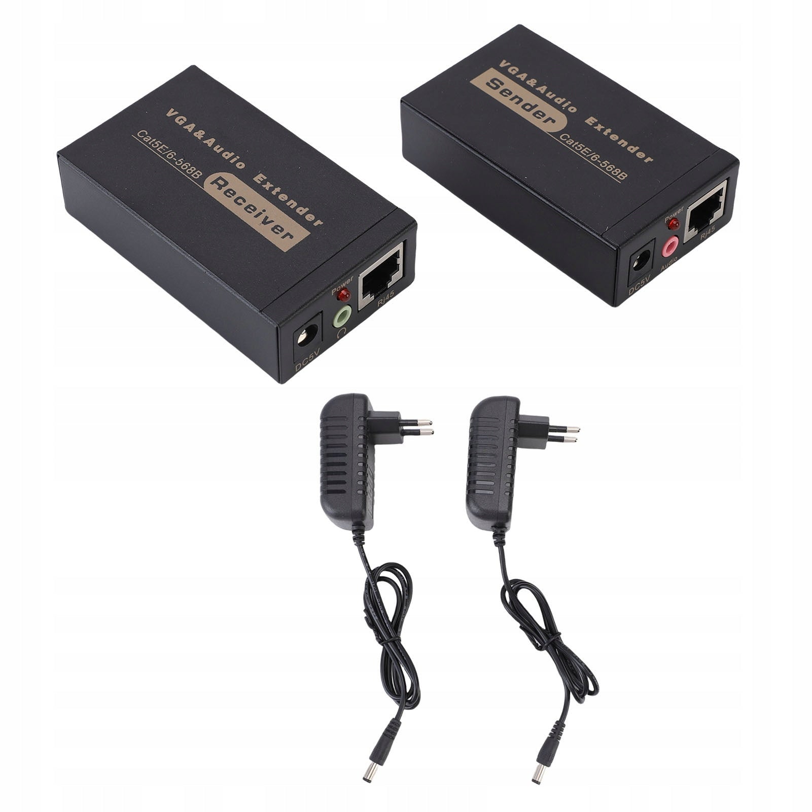 VGA Extender 328ft HD Plug and Play VGA Transmitter and Receiver HDB15-F 7H Manufacturer code AG250906141042