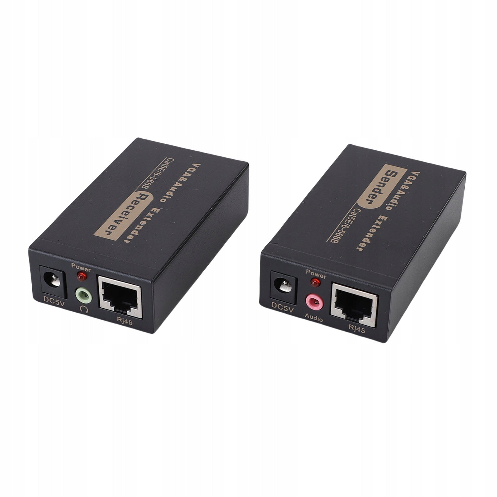 VGA Extender 328ft HD Plug and Play VGA Transmitter and Receiver HDB15-F 7H