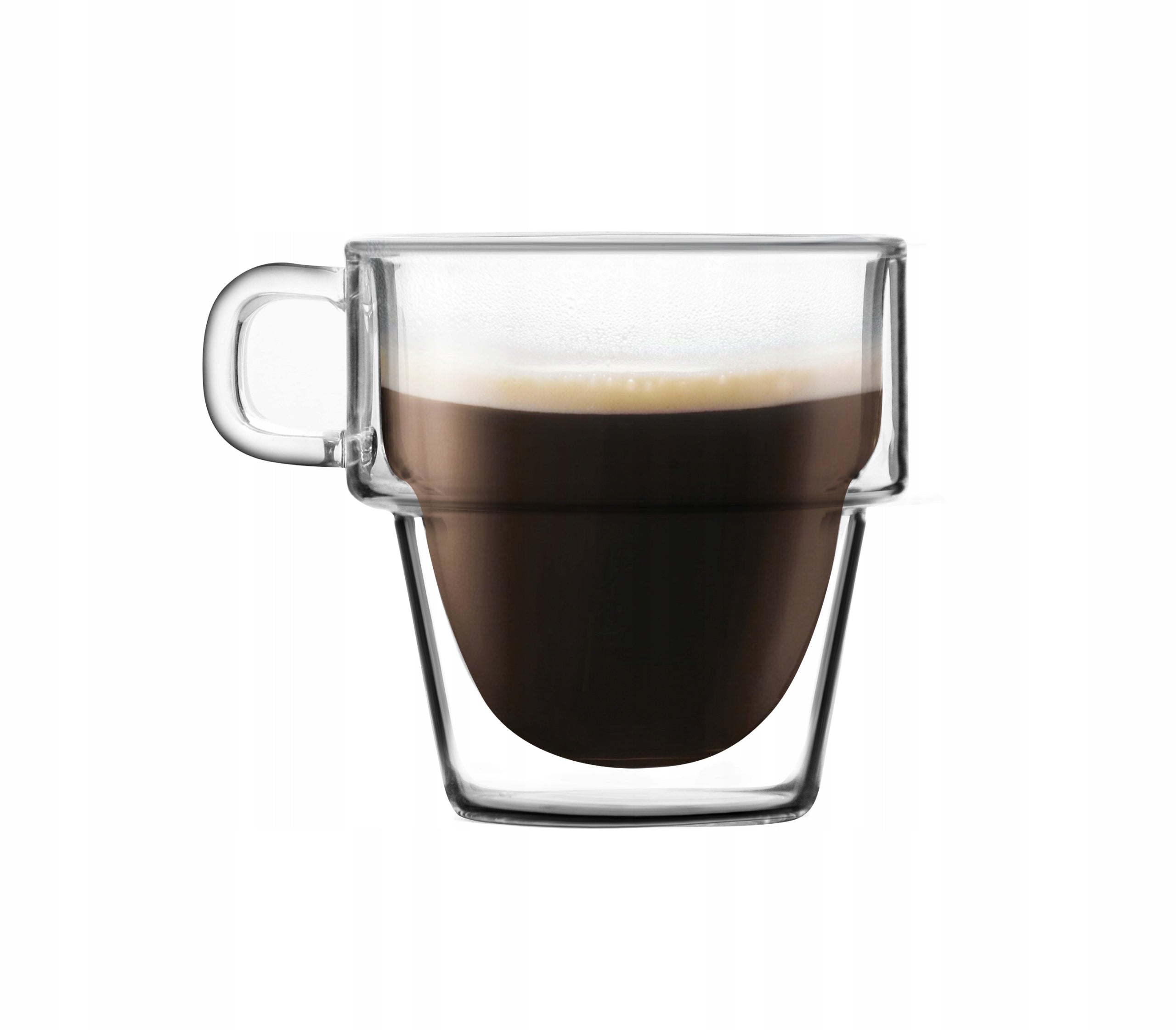 Vialli Design puodelių rinkinys dvigubo stiklo sienelėmis Senso, 150 ml, 6 vnt.