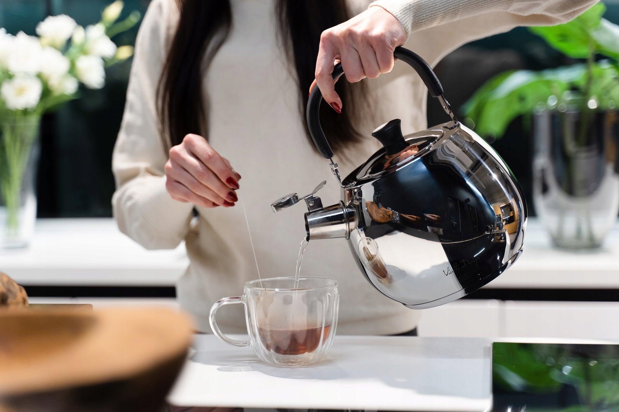 Vialli Design virdulys su švilpuku Bolla, 2.5 l,