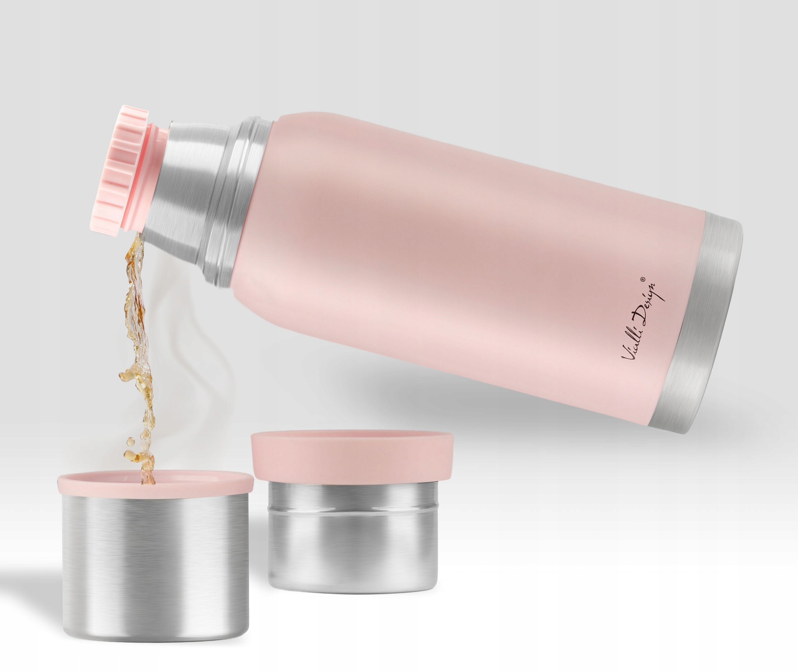 Vialli Design termosas Fuori, 1 l, rožinis