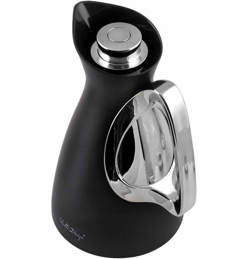 VIALLI THERMAL JUG THERMOS WITH GLASS INSERT ALESSIA COFFEE TEA 1L Manufacturer code 9217