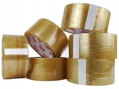 VIBAC Packing adhesive tape colourless RUBBER 48 mm x 66 m 1 pc Packaging status original