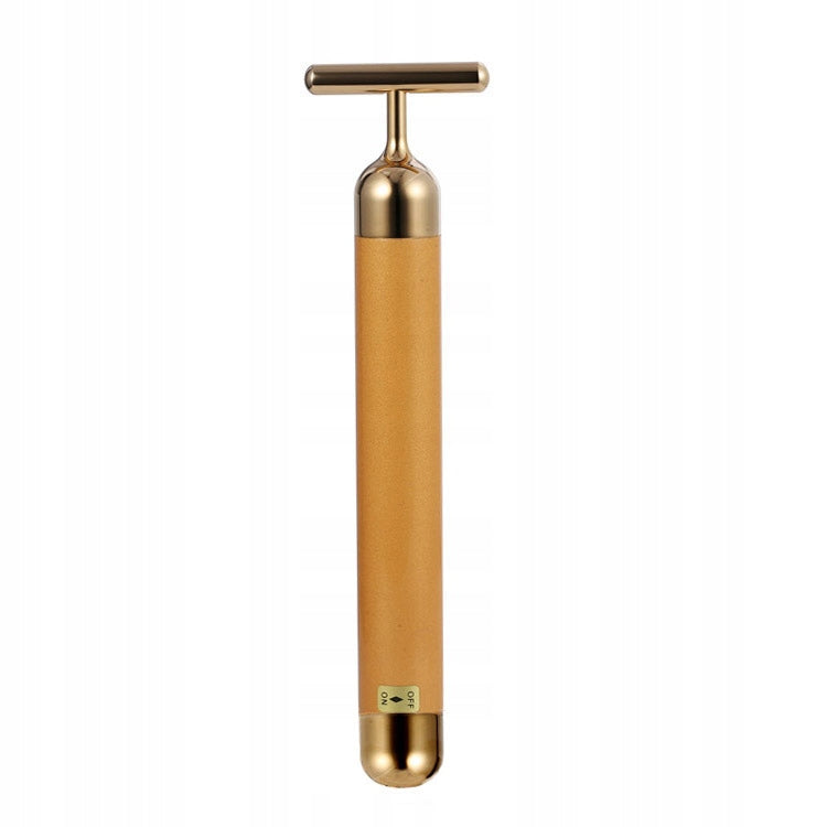 VIBRATING MASSAGER FOR FACE GOLD BAR 24K GOLD