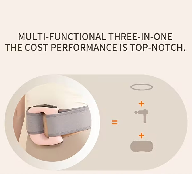 VIBRATION FASCIA RING WITH 3 MASSAGE MODES IMPROVES BLOOD CIRCULATION Body parts hips stomach calves back buttocks feet thighs