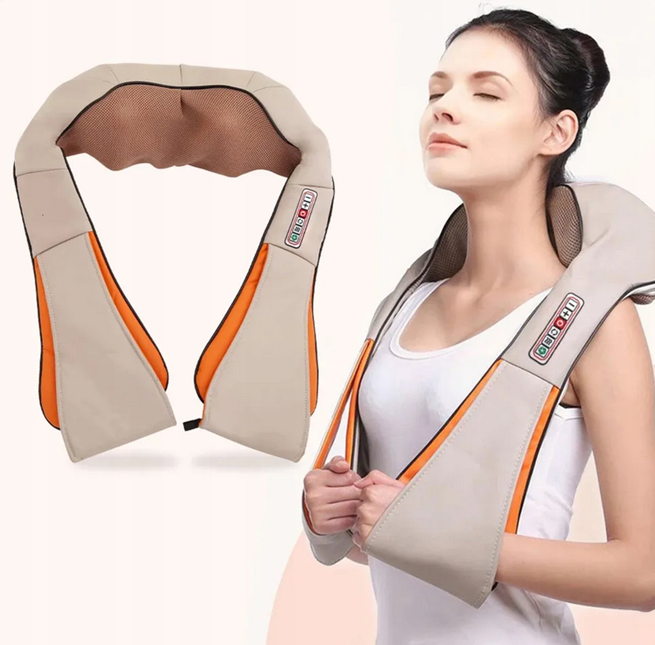 VIBRATION MASSAGER BELT WARMING DEVICE FOR NECK BACK BODY MASSAGE Packaging status original