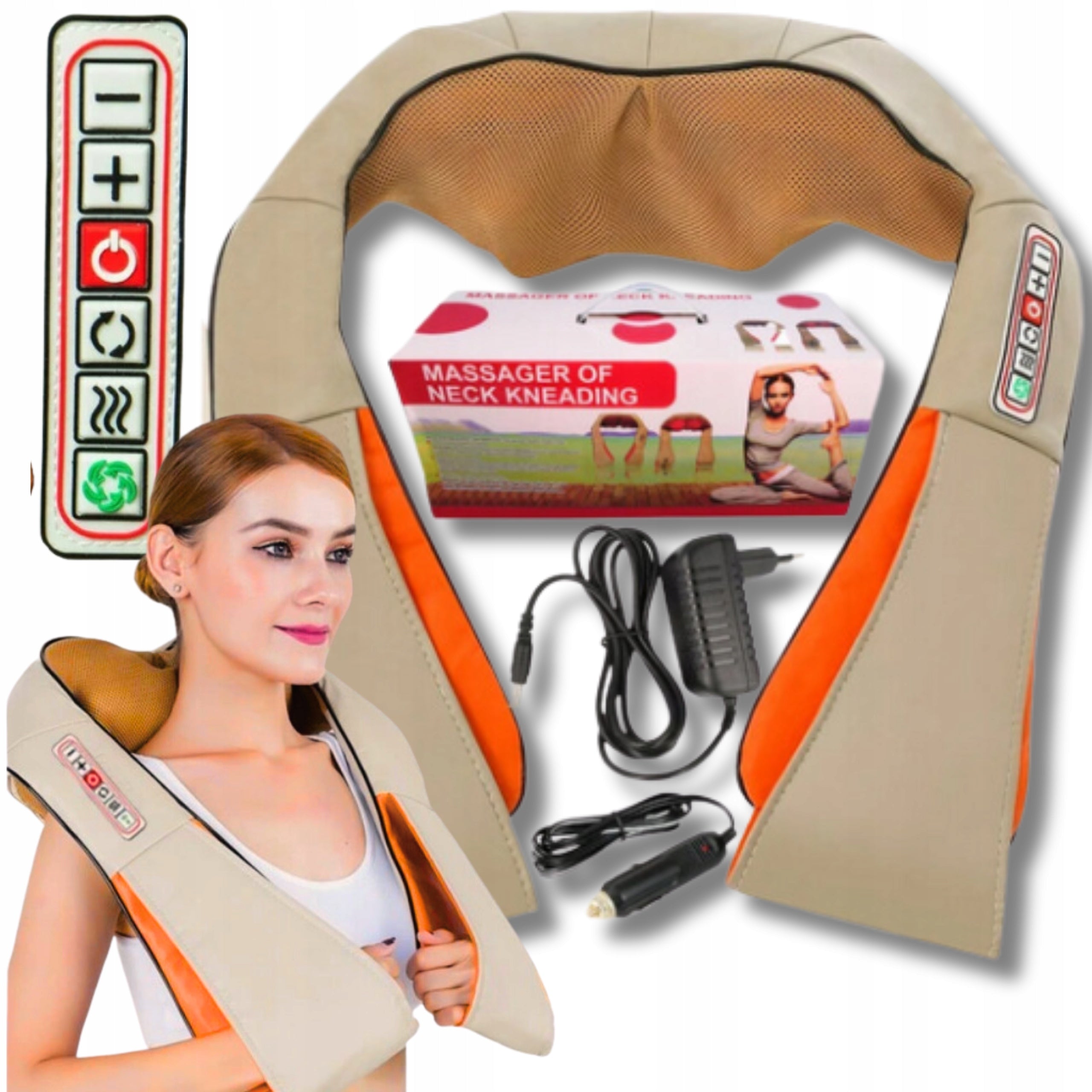 VIBRATION MASSAGER BELT WARMING DEVICE FOR NECK BACK BODY MASSAGE