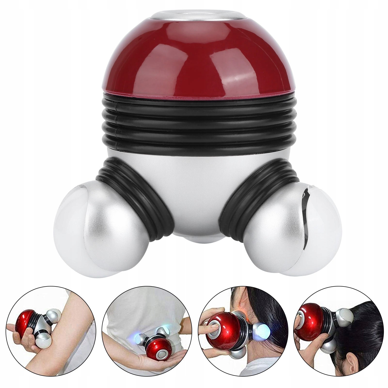 VIBRATION MASSAGER FOR BACK PAIN MUSCLES 9.5 * 10.5CM Packaging status original