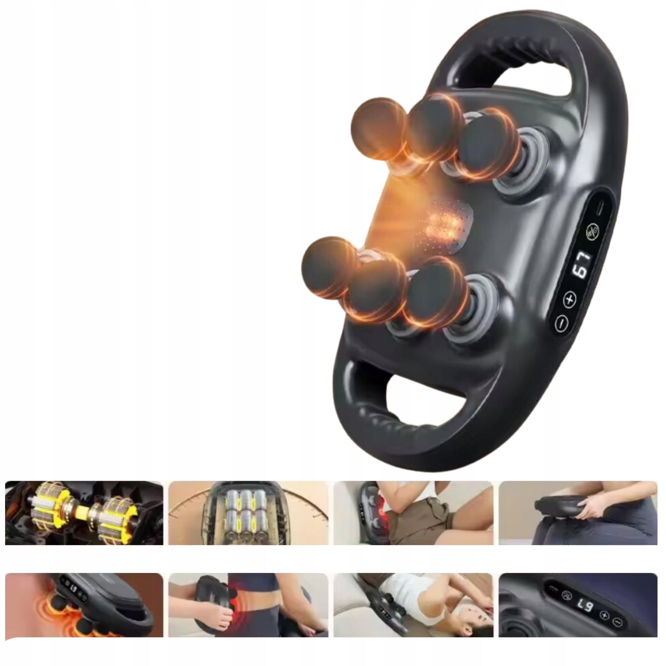 VIBRATION MASSAGER FOR BODY SLIMMING CELLULITE SIX HEADS INTENSE Brand no brand