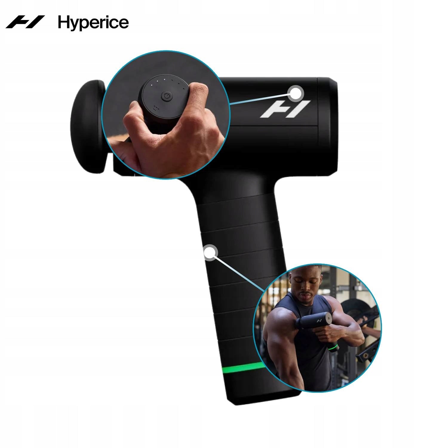 VIBRATION MASSAGER MANUAL MASSAGE GUN HYPERVOLT 3 PRO HYPERICE Packaging status original