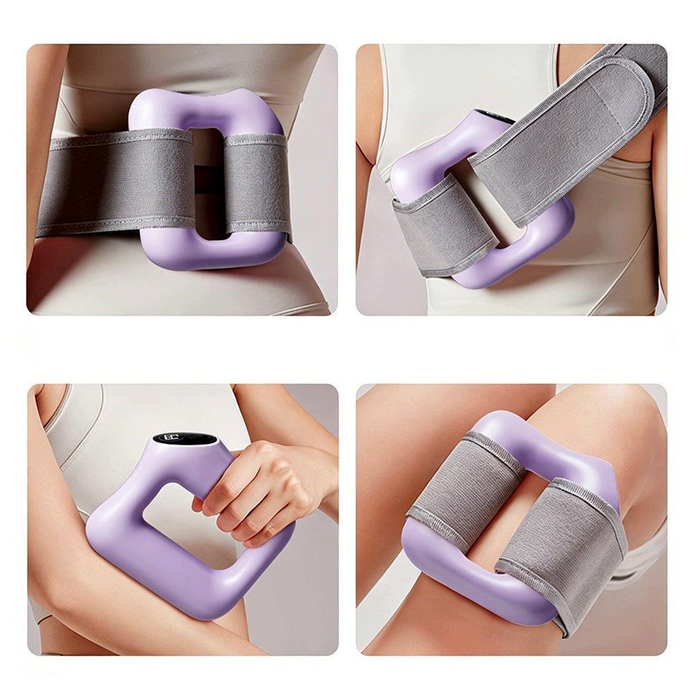 VIBRATION SLIMMING BELT 5 LEVELS 3 MODES PURPLE PORTABLE Kind slimming, firming
