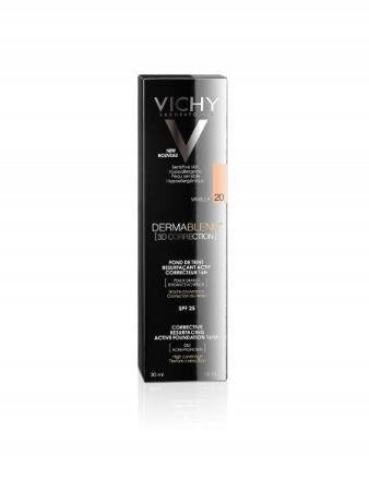 Maskierende Foundation Vichy Dermablend 3D SPF 25, 20 Vanille, 30 ml 