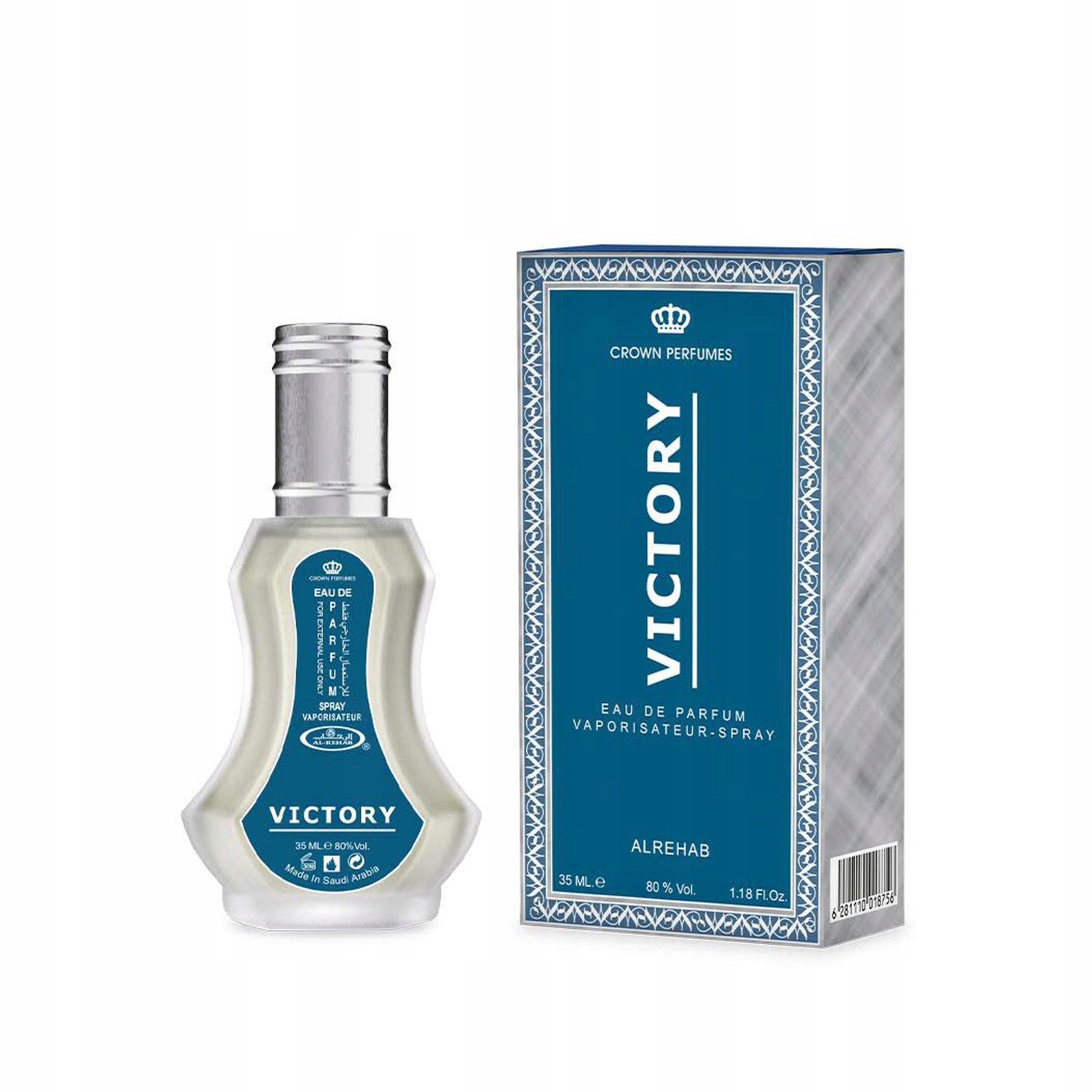 VICTORY MEN'S PERFUME ARABIC WOODY INTENSE 35 ml AL REHAB EDP Packaging status original