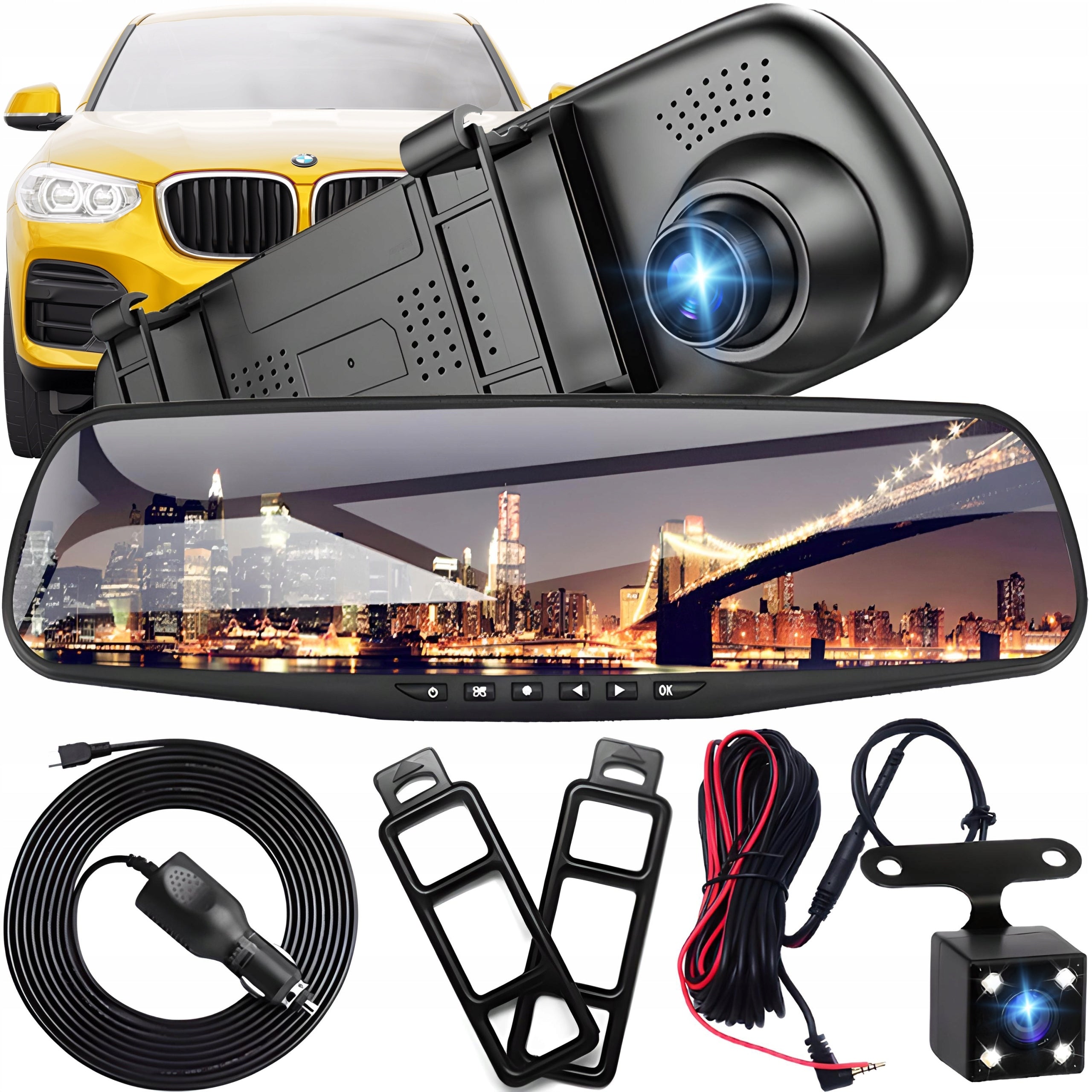 VIDEO CAMERA DRIVING RECORDER IN THE REARVIEW MIRROR Brand no brand