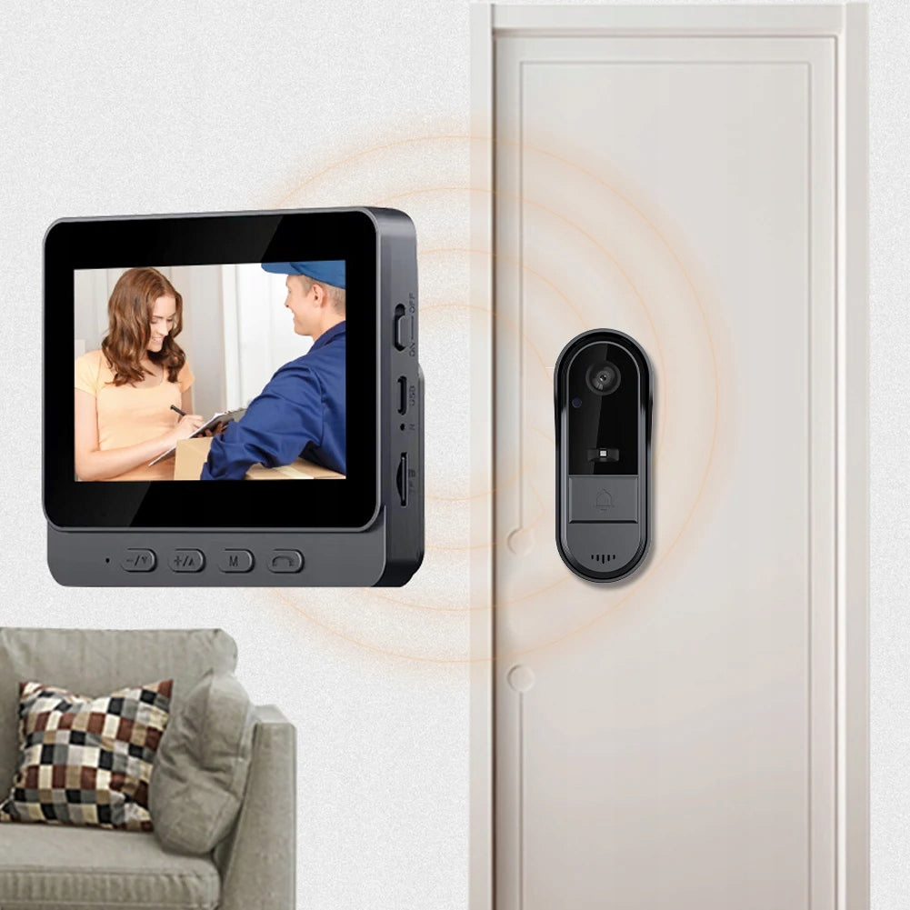 VIDEO INTERCOM SET WIRELESS INTERCOM GATE 4.3'' Brand Bedee