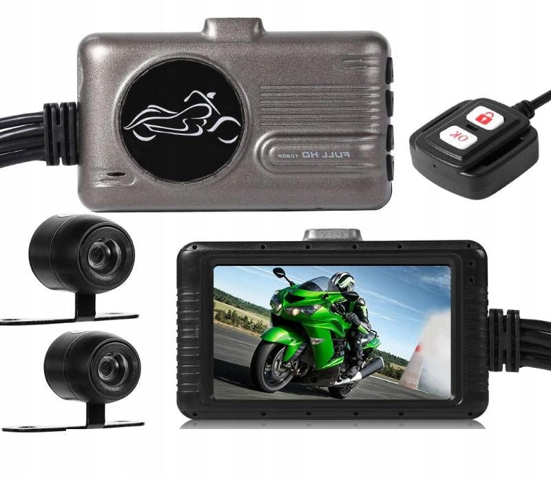 VIDEO RECORDER 3″ MOTORCYCLE VIDEO RECORDER MOTORCYCLE FULL HD CAMERA