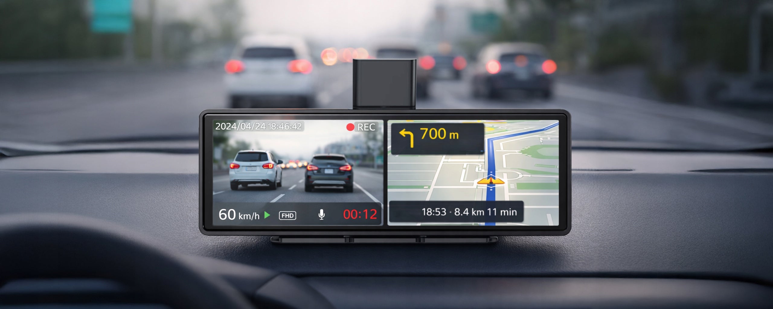 VIDEO RECORDER CAR CAMERA 10,3" FULL HD ANDROID AUTO CARPLAY Packaging status original