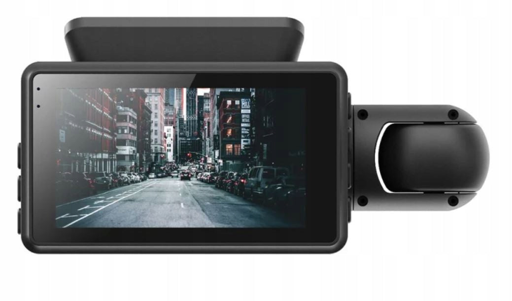 VIDEO RECORDER CAR CAMERA DRIVING RECORDER HD TWO TAXI LENSES EAN (GTIN) 5906871016599