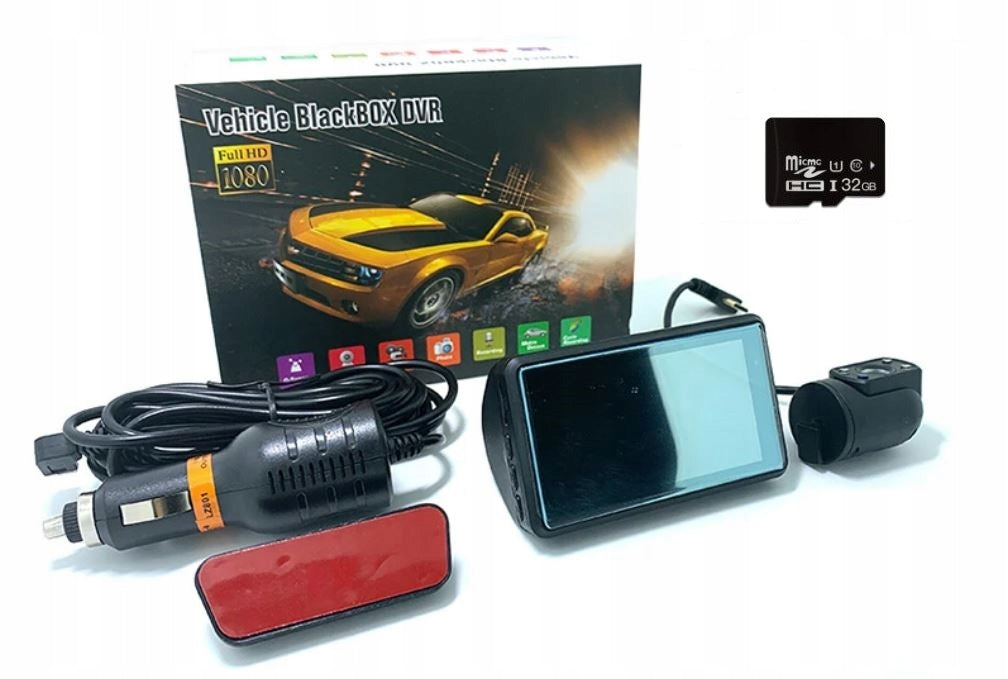 VIDEO RECORDER CAR CAMERA DRIVING RECORDER HD TWO TAXI LENSES Manufacturer code 5906871016599