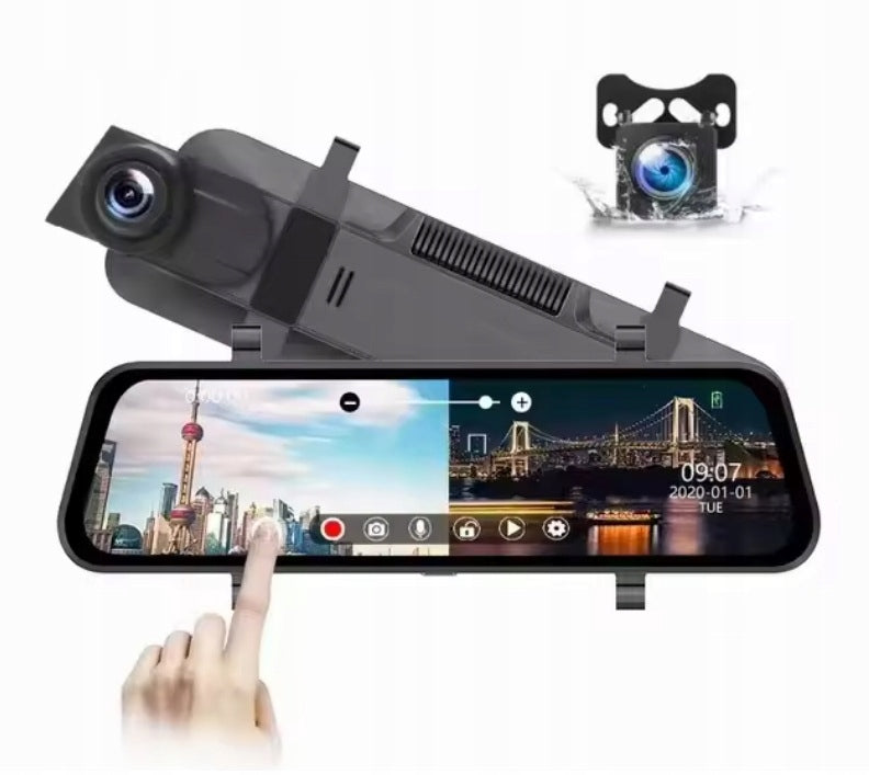 VIDEO RECORDER CAR CAMERA REVERSING IN TOUCH MIRROR 9,66" Manufacturer code X900