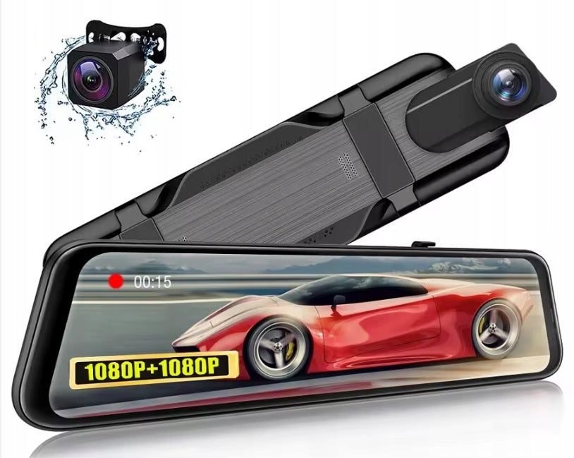 VIDEO RECORDER CAR CAMERA REVERSING IN TOUCH MIRROR 9,66" Packaging status original