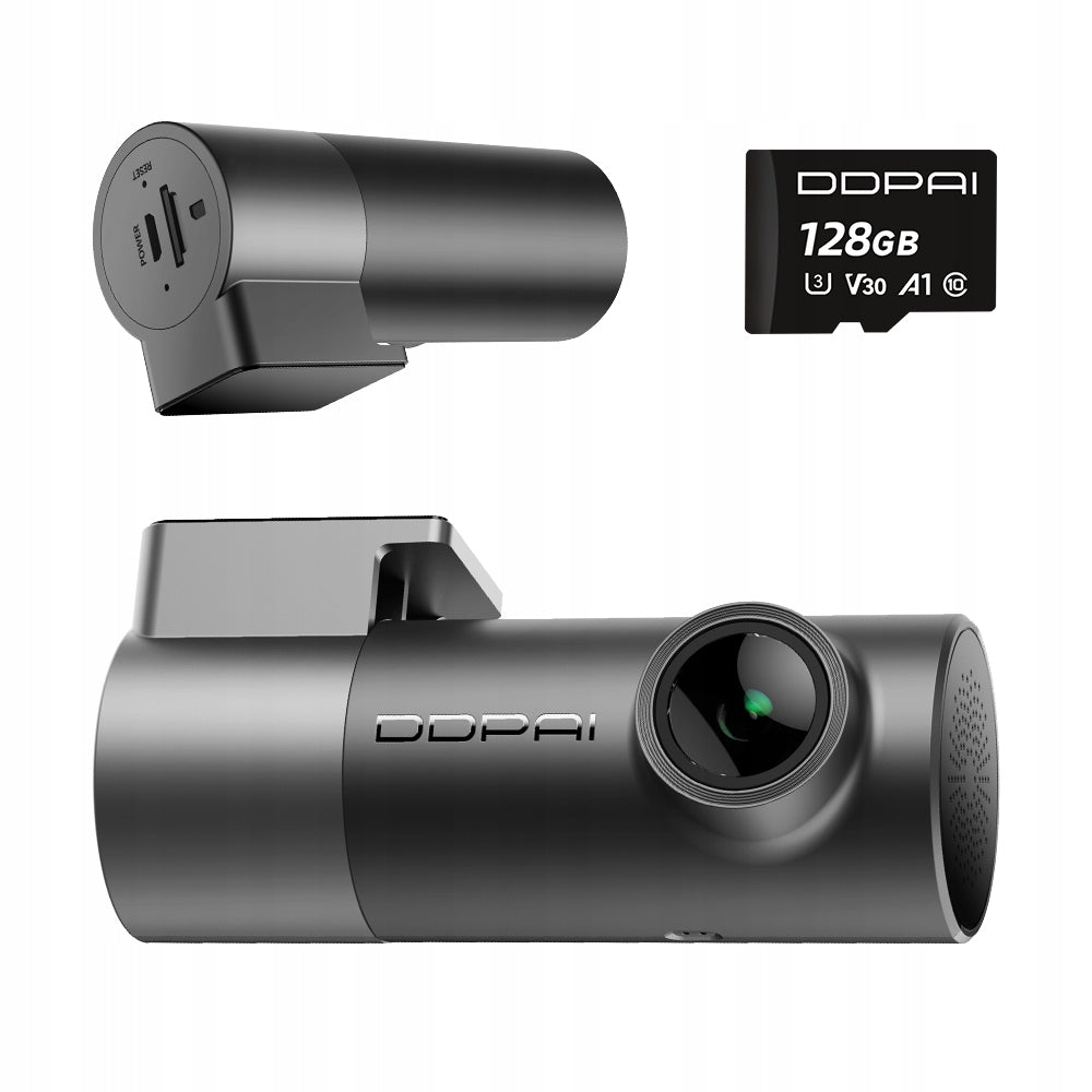 VIDEO RECORDER DDPAI MINI Pro 2K QHD WDR CAR CAMERA WiFi + 128GB
