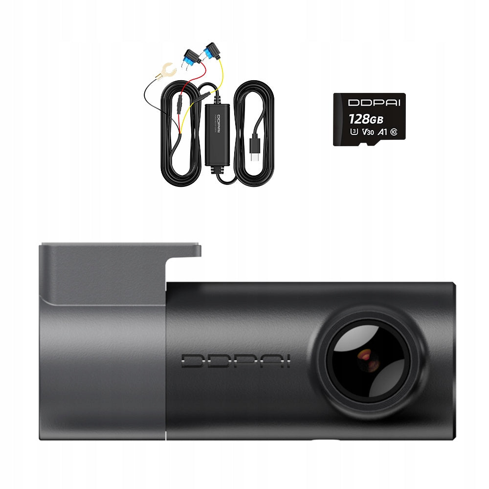 VIDEO RECORDER DDPAI MINI Pro 3K CAR CAMERA + HARDWIRE KIT +128GB