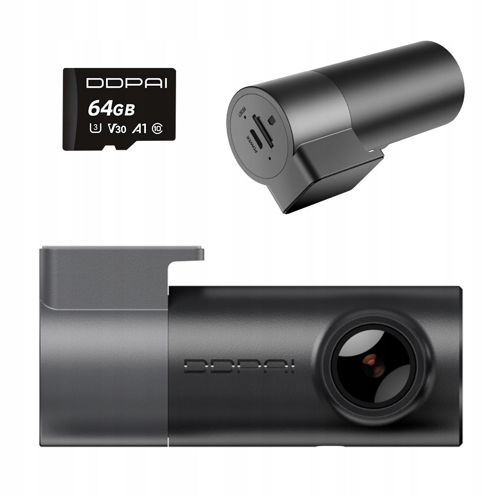 VIDEO RECORDER DDPAI MINI Pro 3K CAR CAMERA HDR NightVIS + 64GB