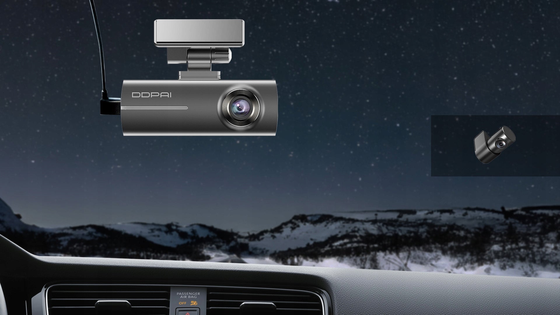 VIDEO RECORDER DDPAI N1 Dual CAMERA 1296P WIFI + REAR WITH APP Packaging status original