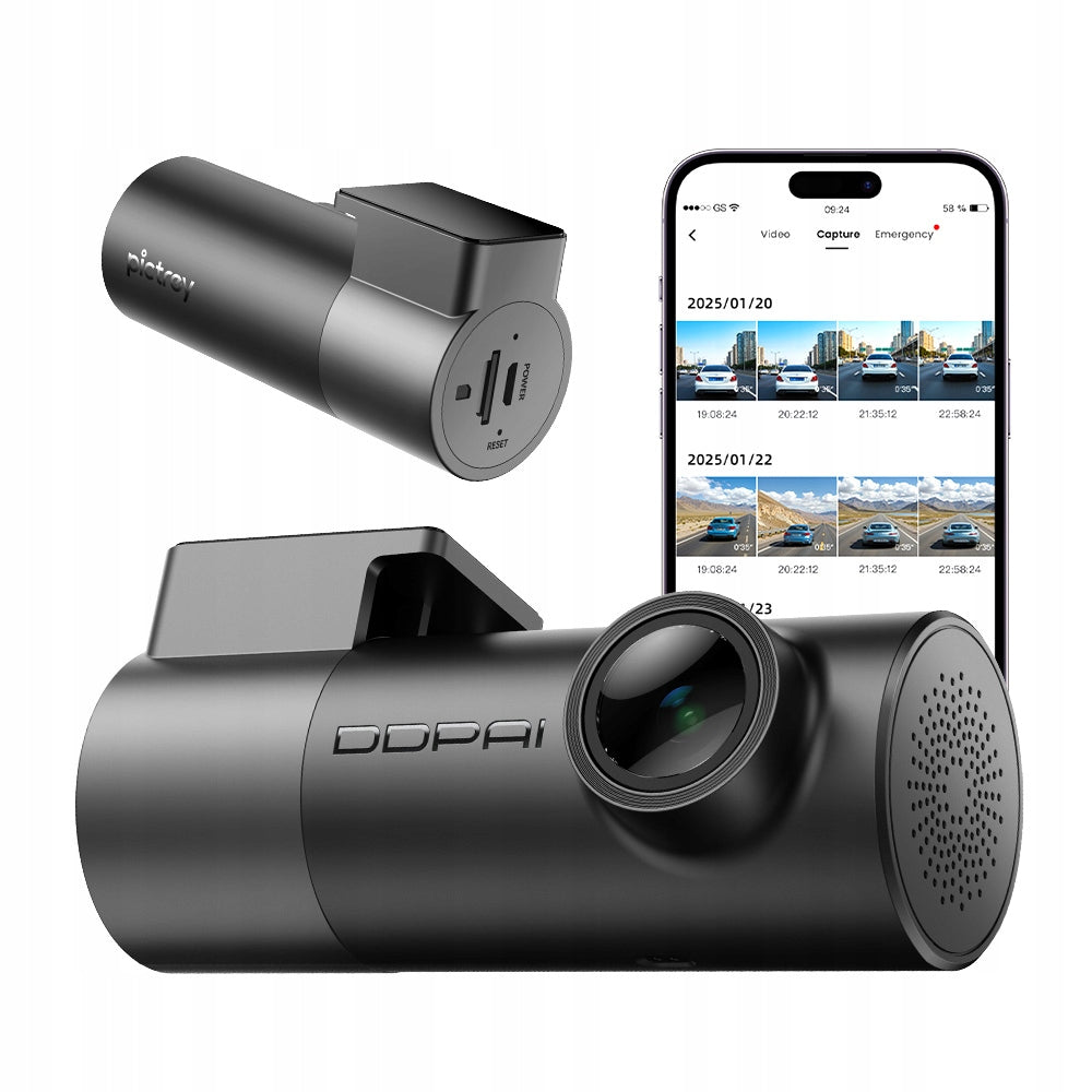 VIDEO RECORDER DDPAI Pictrey M2 CAR CAMERA 2K QHD WDR WiFi WITH APP