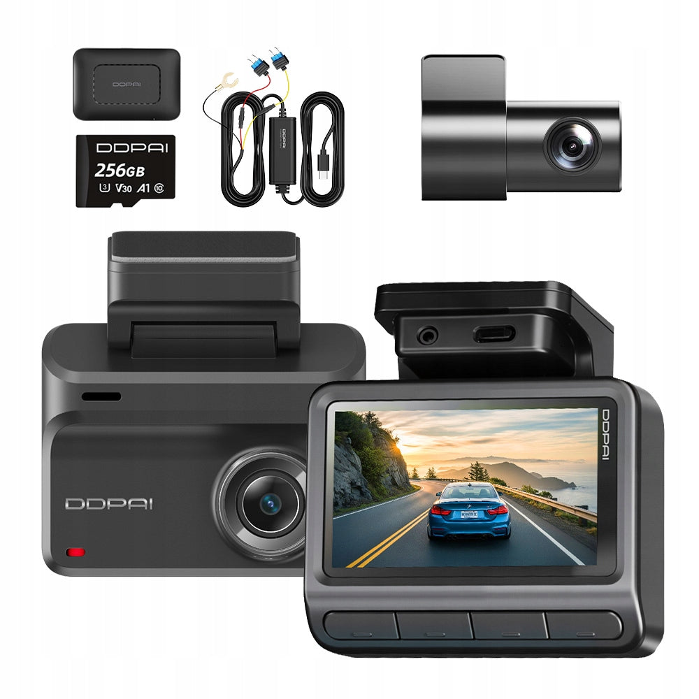 VIDEO RECORDER DDPAI Z50 Pro CAMERA 4K GPS 256GB+REAR + 4G MODULE SET