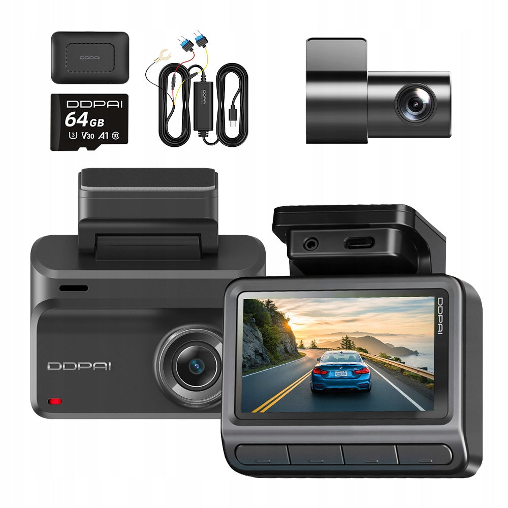 VIDEO RECORDER DDPAI Z50 Pro CAMERA 4K GPS 64GB +REAR + 4G MODULE SET