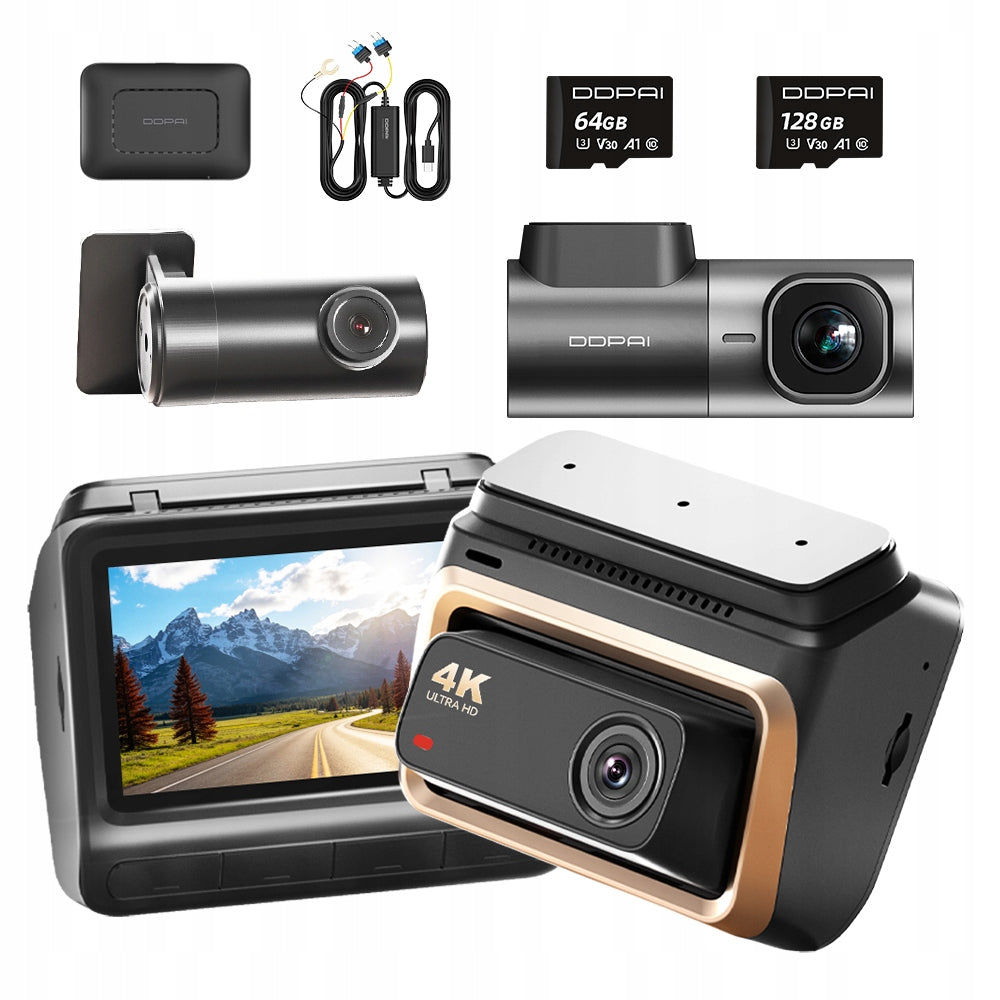 VIDEO RECORDER DDPAI Z60 Pro 4K HDR GPS +MINI2X +REAR