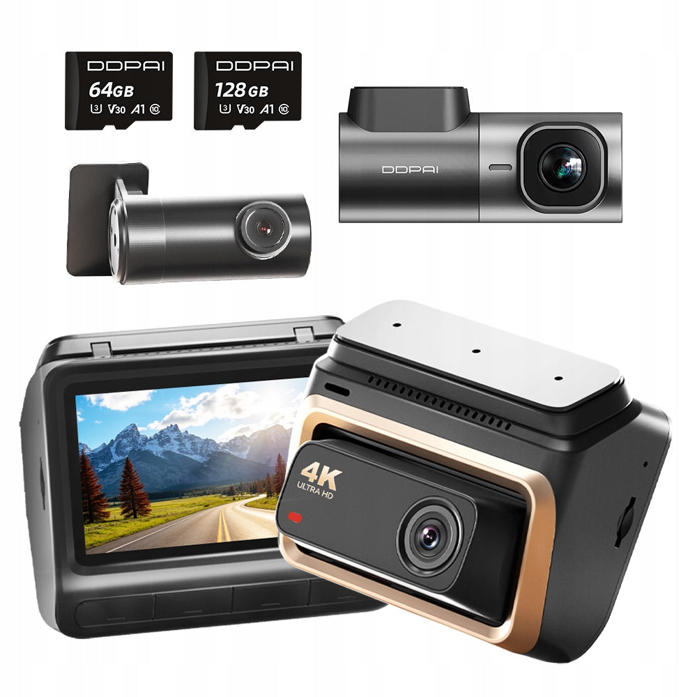VIDEO RECORDER DDPAI Z60 Pro 4K HDR GPS +MINI2X +REAR