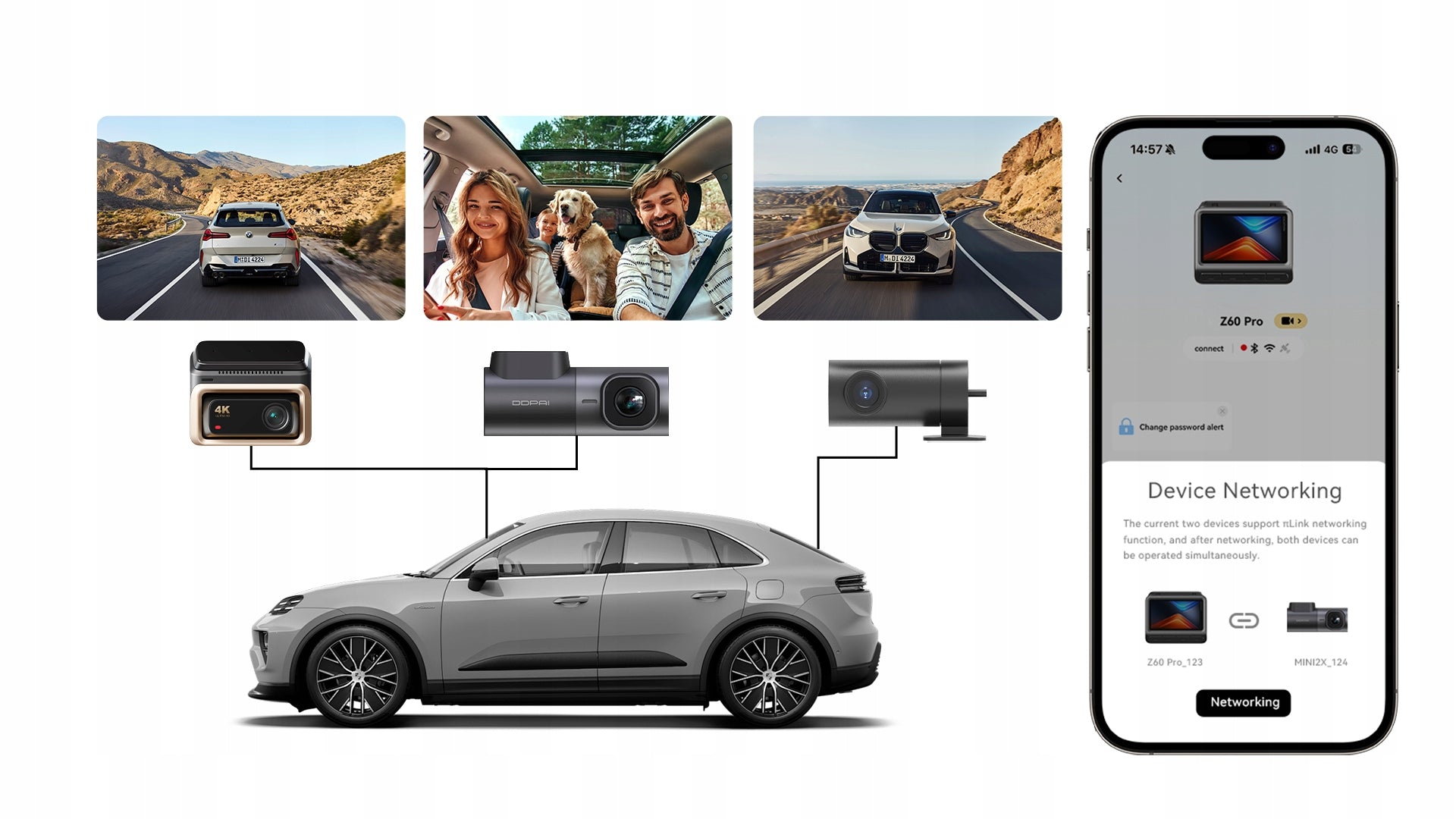 VIDEO RECORDER DDPAI Z60 Pro 4K HDR+ REAR GPS WIFI BT Manufacturer code Z60 Pro Dual