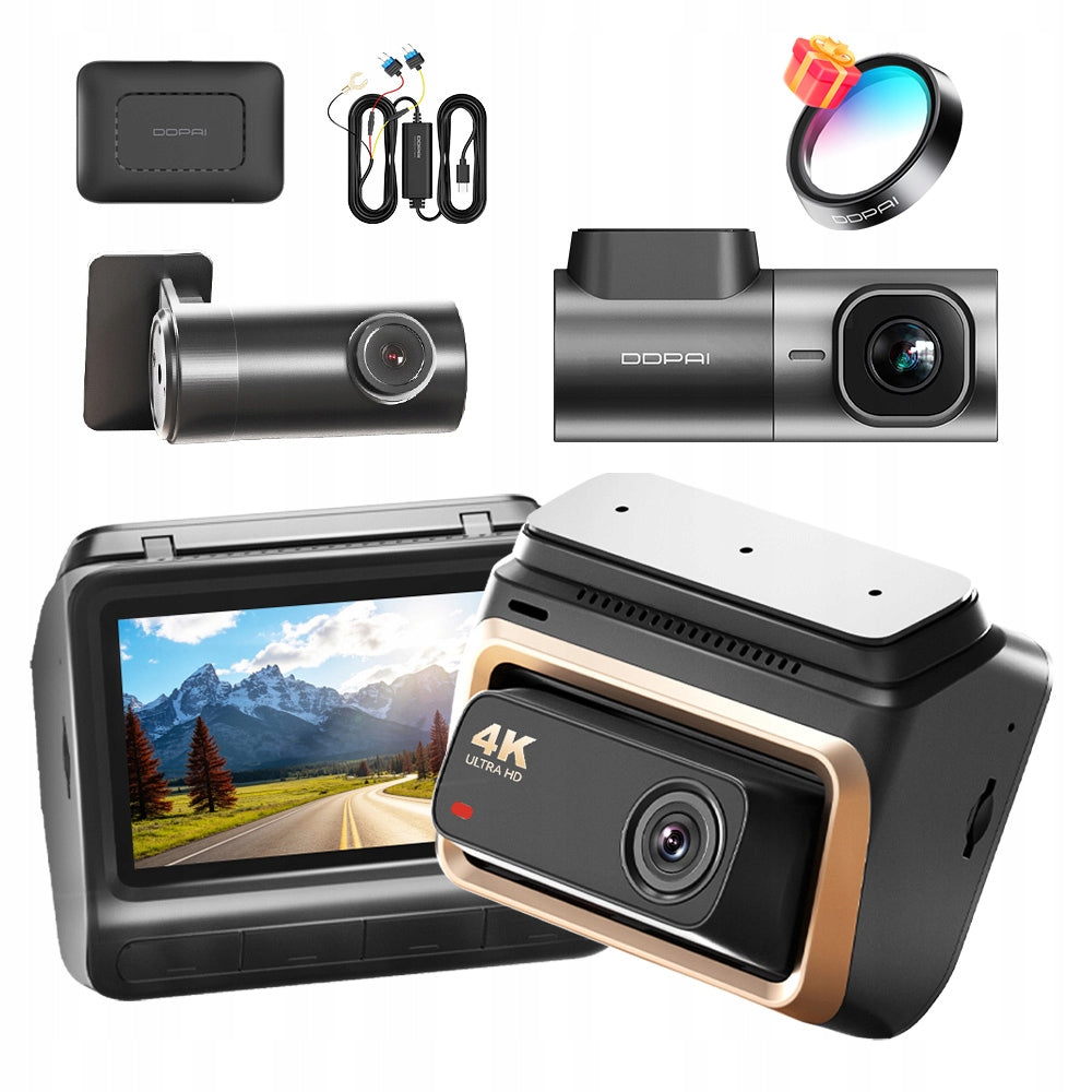 VIDEO RECORDER DDPAI Z60 Pro CAMERA 4K +MINI2X + REAR + 4G MODULE SET