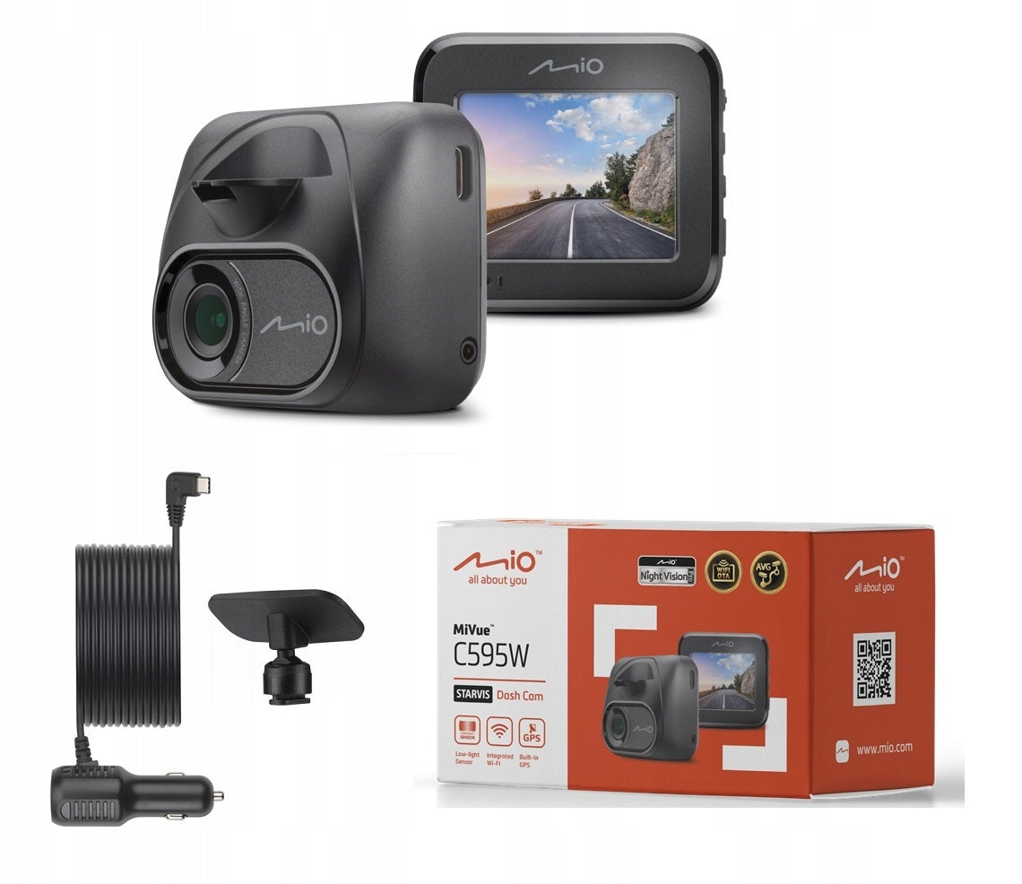 VIDEO RECORDER MIO MIVUE C595W CAR CAMERA HDR Wifi GPS