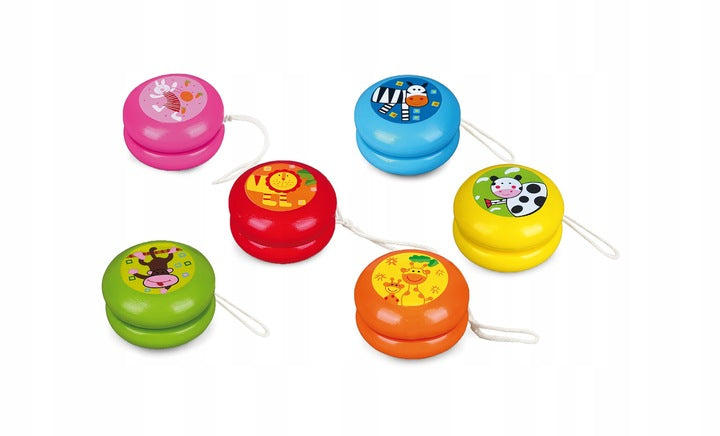 VIGA WOODEN YO-YO GAME FOR CHILDREN ON ANIMAL STRING Brand Viga