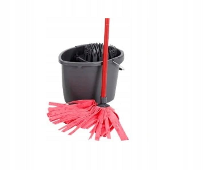 VILEDA FLOOR CLEANING KIT ROTARY MOP BUCKET SUPER handy 7L Brand Vileda
