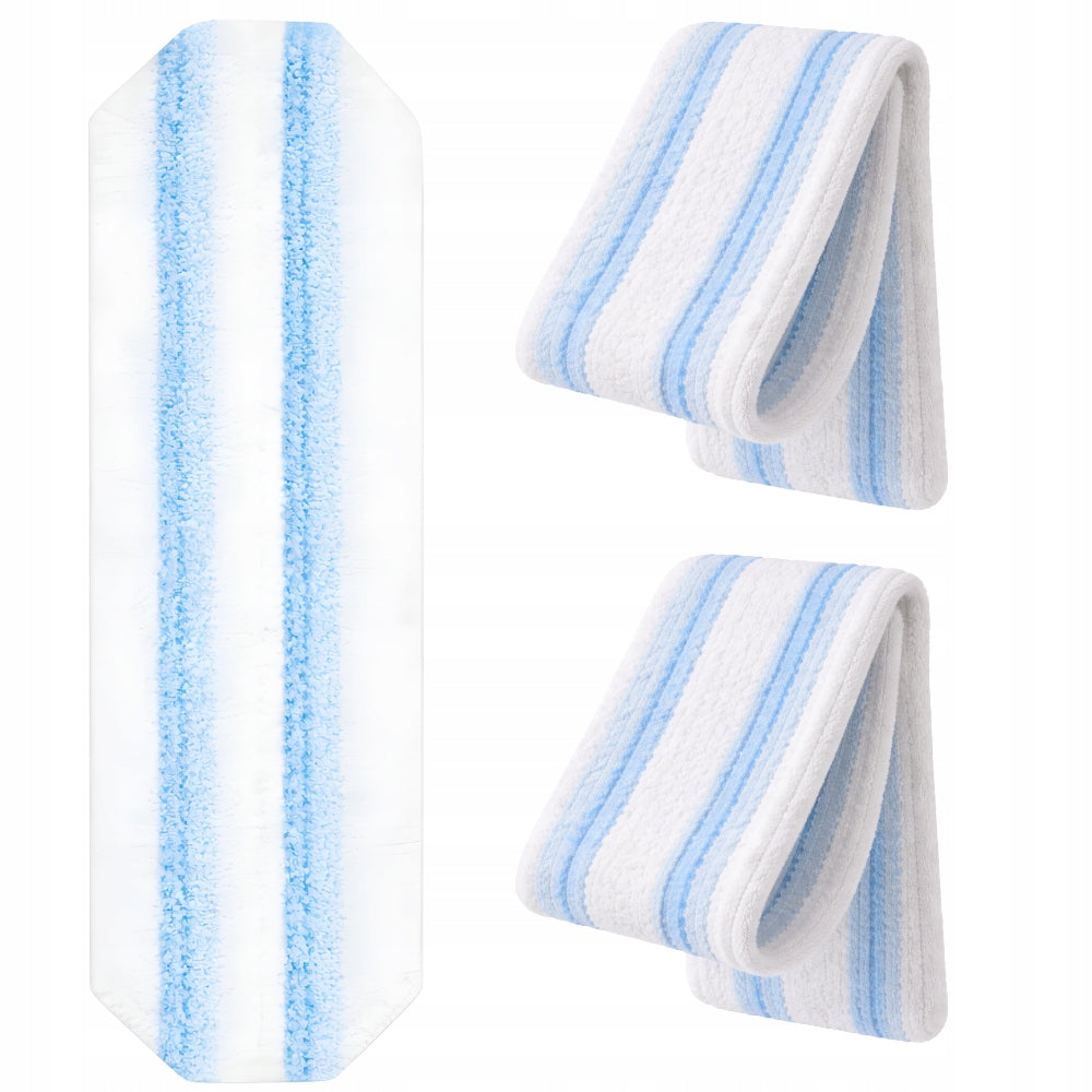 VILEDA H2prO Mop Cartridge 3 Pieces Replacement Flat Microfiber