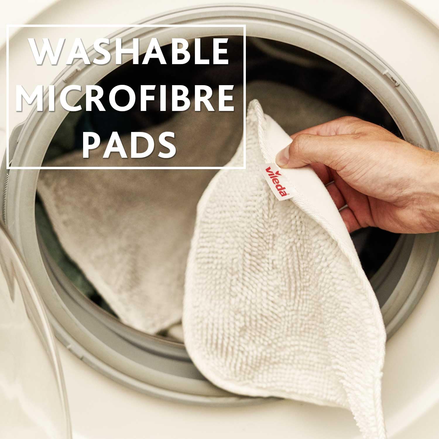 VILEDA Microfiber Steam Covers For Mop For All Floors 2 Pcs Model 146576