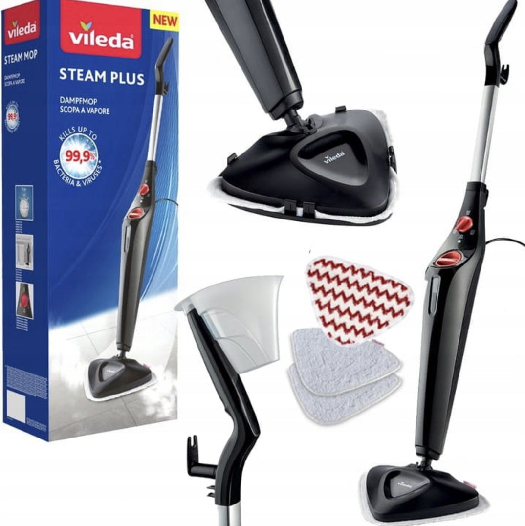 VILEDA STEAM MOP ELECTRIC STEAM POWER PAD COVER FOR STRONG DIRT