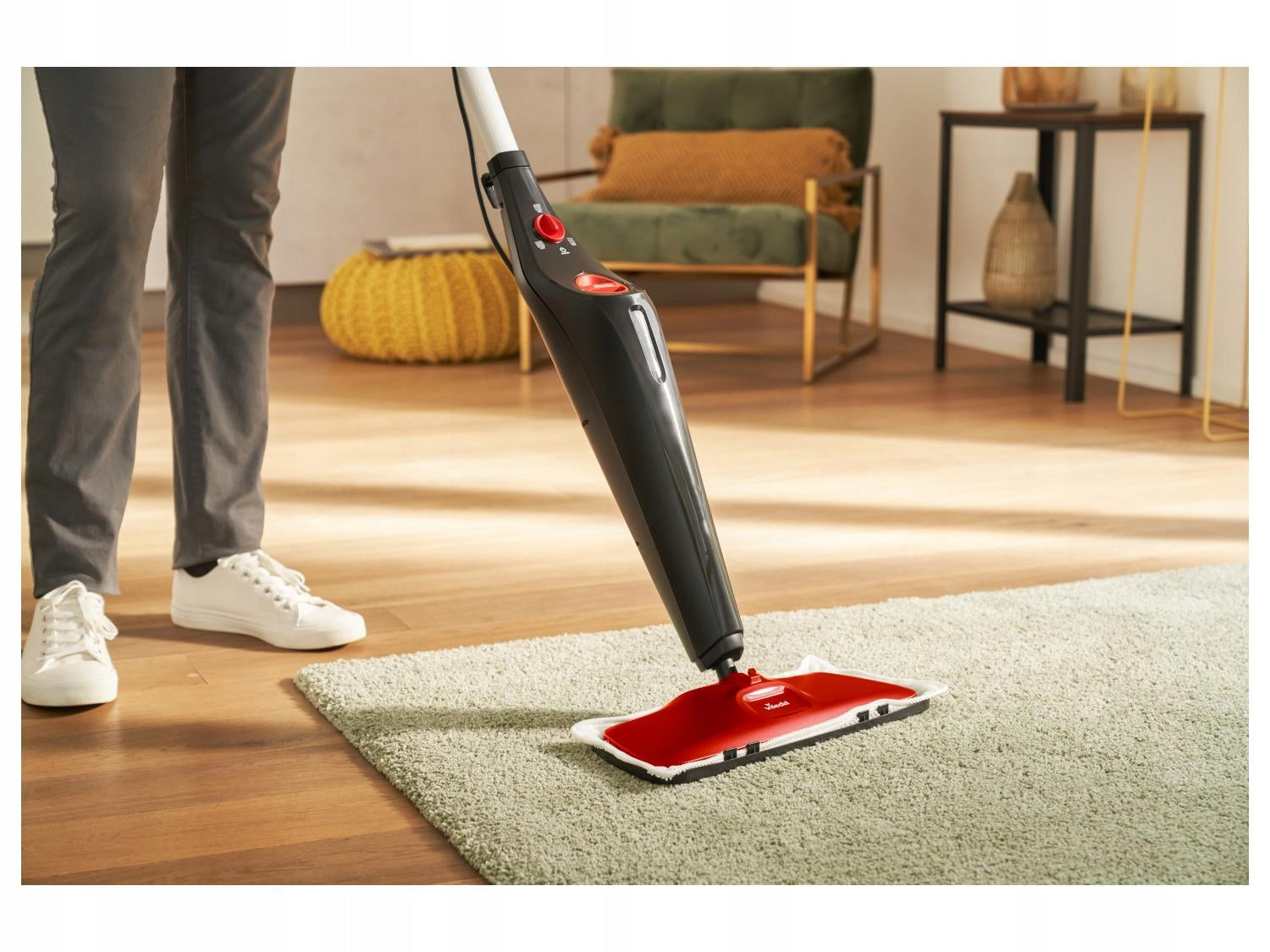 VILEDA STEAM ONE XXL STEAM MOP 1550 IN ELECTRIC MICROFIBER INSERT Power 1550 W
