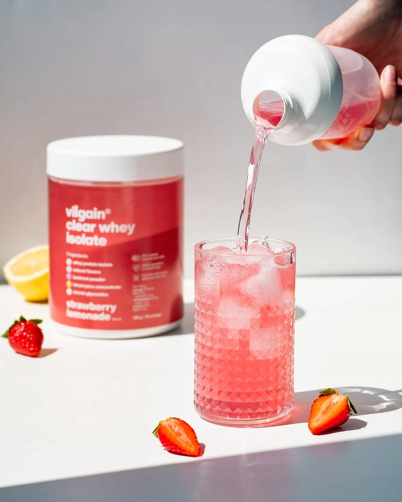 VILGAIN Clear Whey Isolate WHEY PROTEIN ISOLATE STRAWBERRY 500 g Expiration date not specified