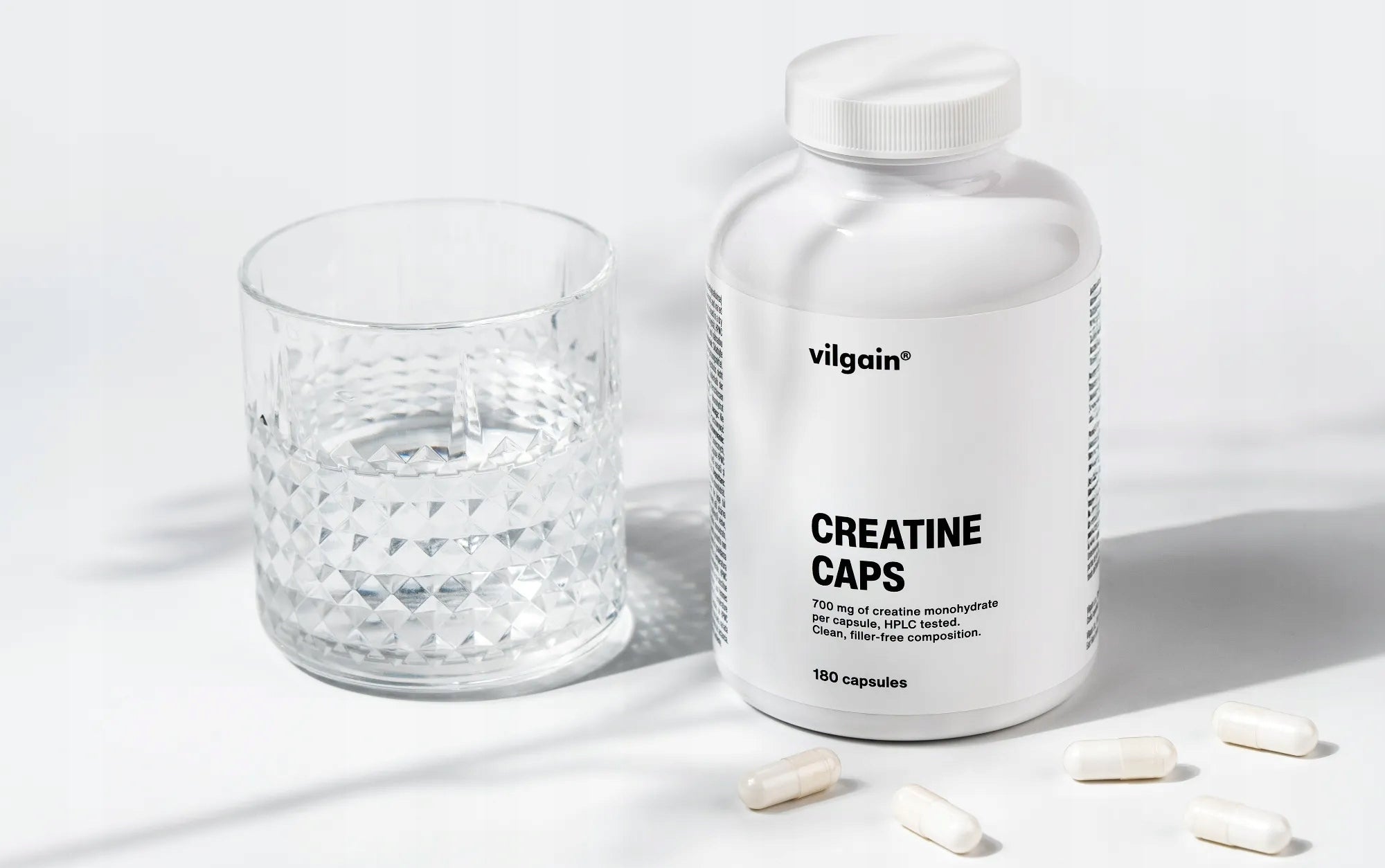 VILGAIN Micronized Creatine Monohydrate 180 capsules Expiration date not specified