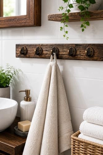 VINTAGE ANTIQUE CAST IRON WALL HOOKS FOR TOWELS CLOTHES 5 PCS FOR HOME Manufacturer code SWC5908201322295