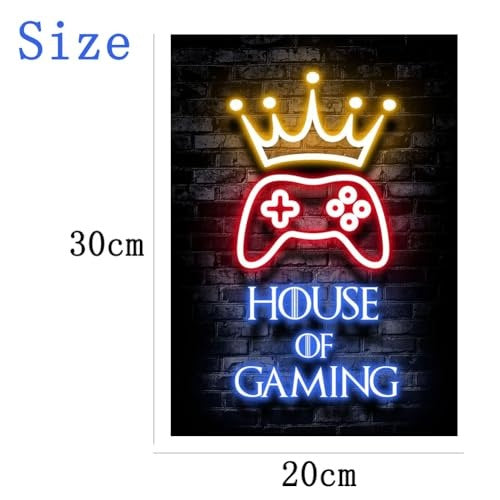 VINTAGE GAME POSTERS CONTROLLER 4 PCS KIDS ROOM DECORATION Manufacturer code SWC5908151502549