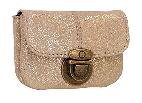 VINTAGE GOLD LEATHER BELLY SACHET FOR WOMEN FESTIVAL leather Brand no brand